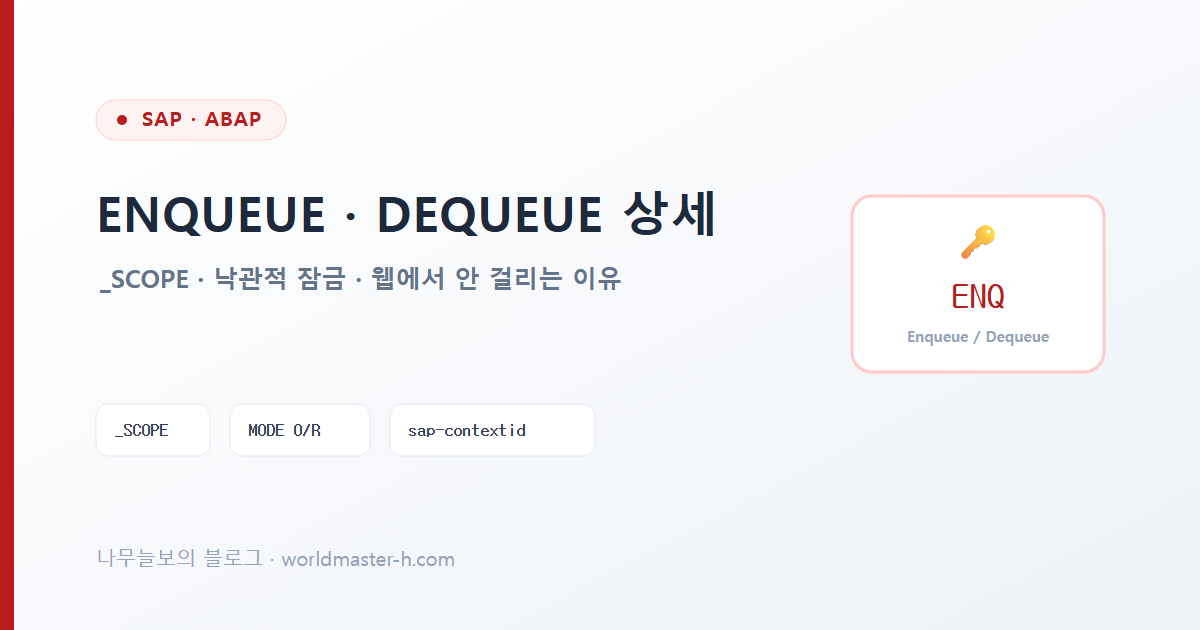 ENQUEUE DEQUEUE 상세 배너