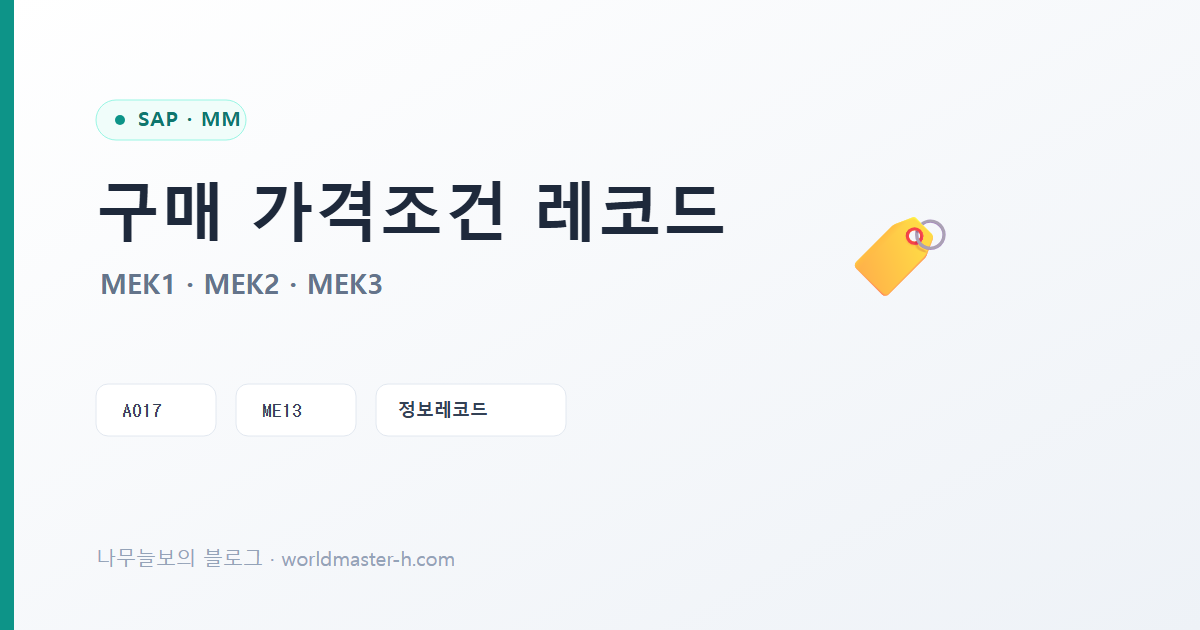 구매 가격조건 레코드 배너